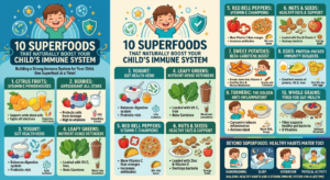 10 Superfoods That Naturally Boost Your Child's Immune System